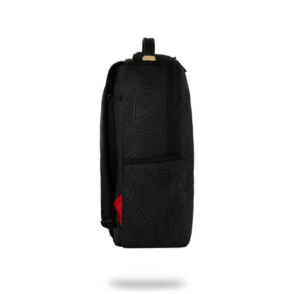 Mochila Urbano Unisex Sprayground Tonal Monogram Emboss Shark