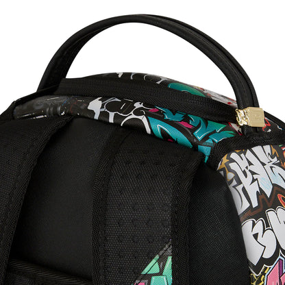 Mochila Urbano Unisex Sprayground Dlxsv Split Cybershark