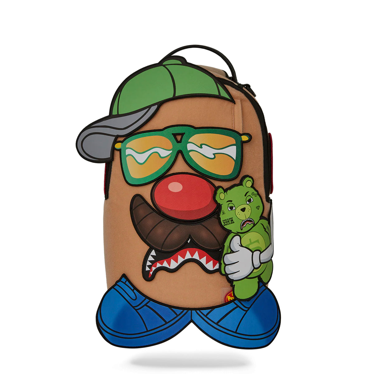 Mochila Urbano Unisex Sprayground Dlxsv Mr. Potato Head Velcro Patches
