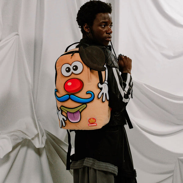 Mochila Urbano Unisex Sprayground Dlxsv Mr. Potato Head Velcro Patches