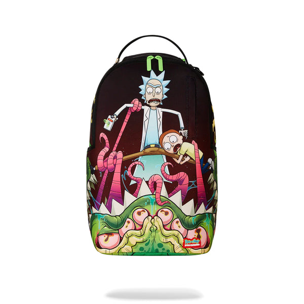 Mochila Urbano Unisex Sprayground Dlxsv Rick And Morty Dlxr Alien Mouth Half Sharkmouth