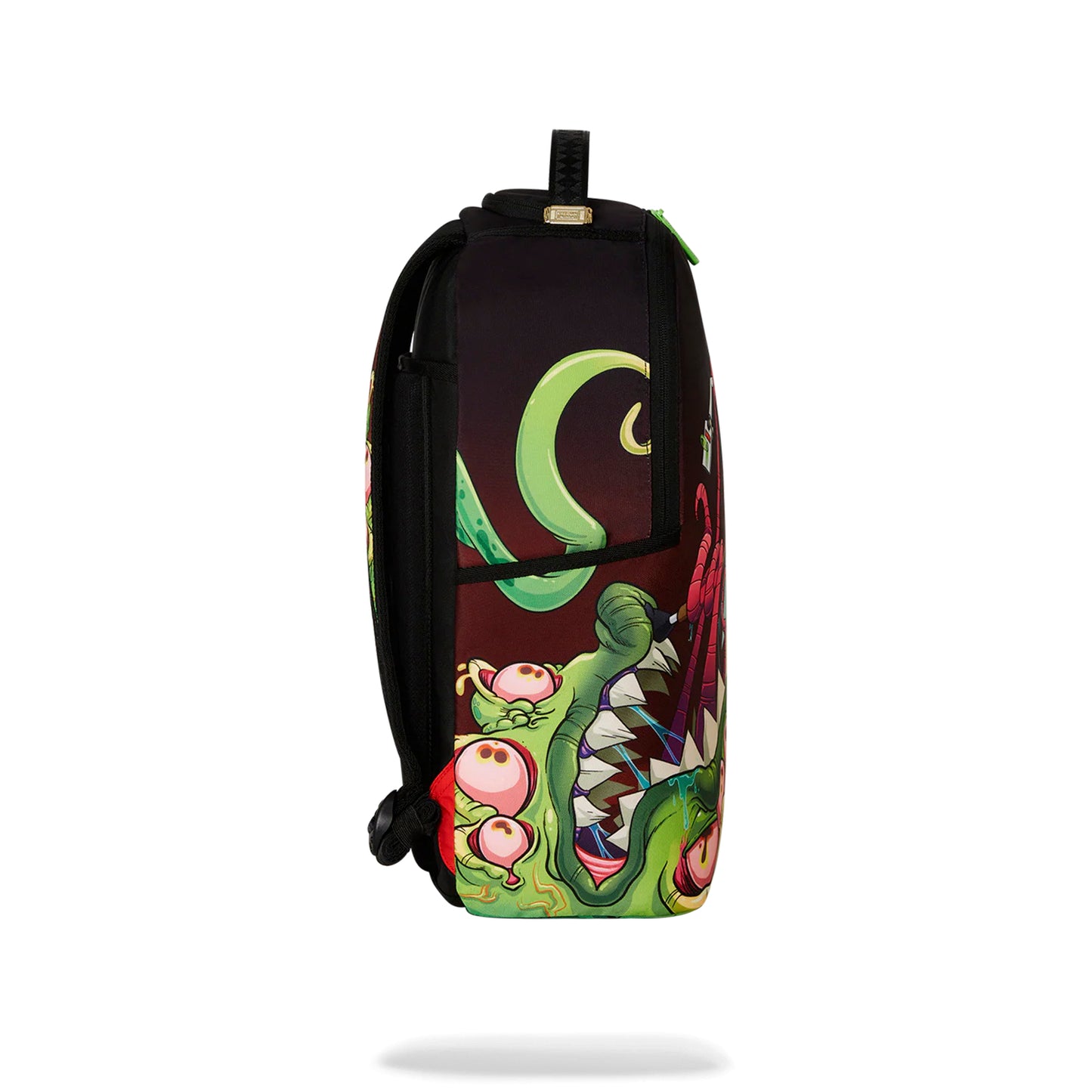 Mochila Urbano Unisex Sprayground Dlxsv Rick And Morty Dlxr Alien Mouth Half Sharkmouth
