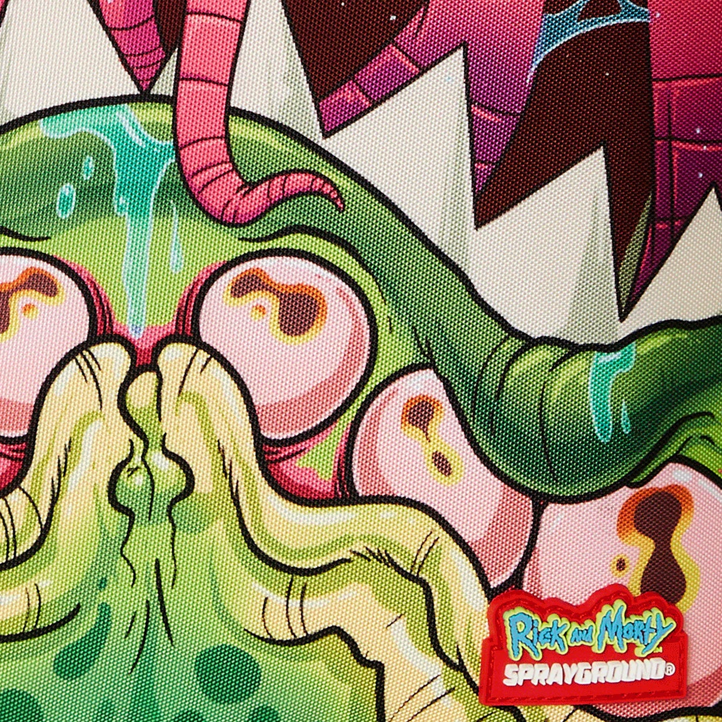 Mochila Urbano Unisex Sprayground Dlxsv Rick And Morty Dlxr Alien Mouth Half Sharkmouth