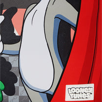 Mochila Urbano Unisex Sprayground Dlxsv Looney Tunes Bugs Curtain Reveal