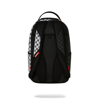 Mochila Urbano Unisex Sprayground Dlxsv Mix And Match Grey Check Scribble Split