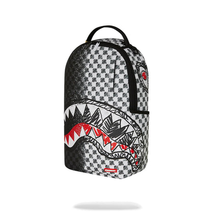 Mochila Urbano Unisex Sprayground Dlxsv Mix And Match Grey Check Scribble Split