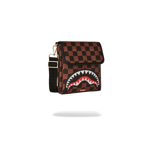 Bolso Urbano Unisex Sprayground Bolso Cruzado Ancho Peeking Character Check