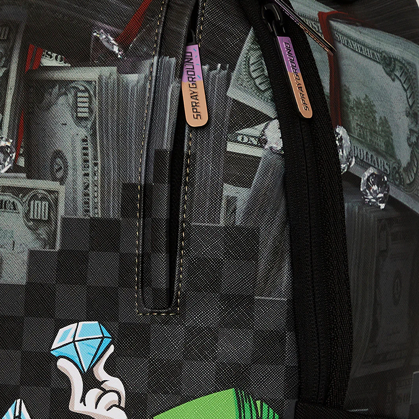 Mochila Urbano Unisex Sprayground Mochila Dlxsv Money Team Diamond Heist