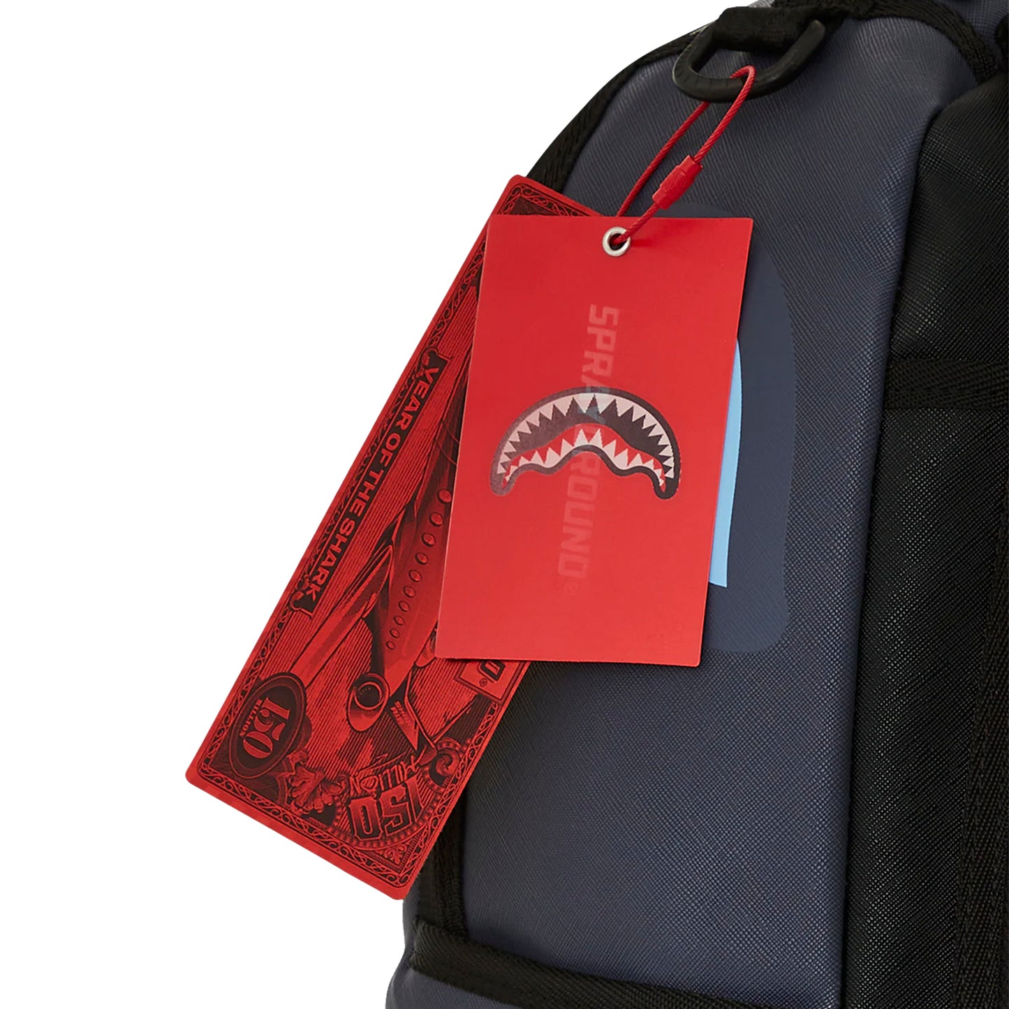 Mochila Urbano Unisex Sprayground Dlxsv Shark Central Midnight Blue