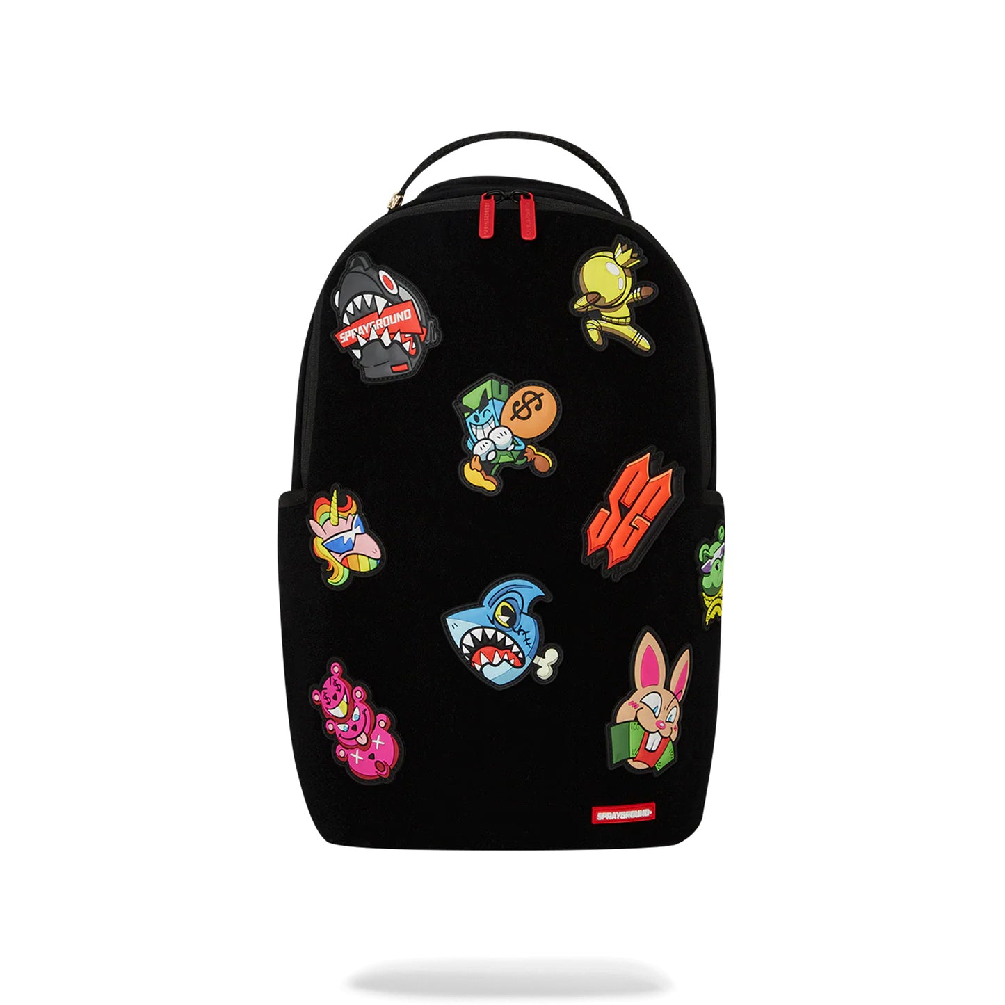 Mochila Urbano Unisex Sprayground Especial Dlxsv All Velcro Shark Gang