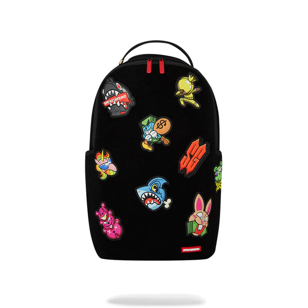 Mochila Urbano Unisex Sprayground Especial Dlxsv All Velcro Shark Gang