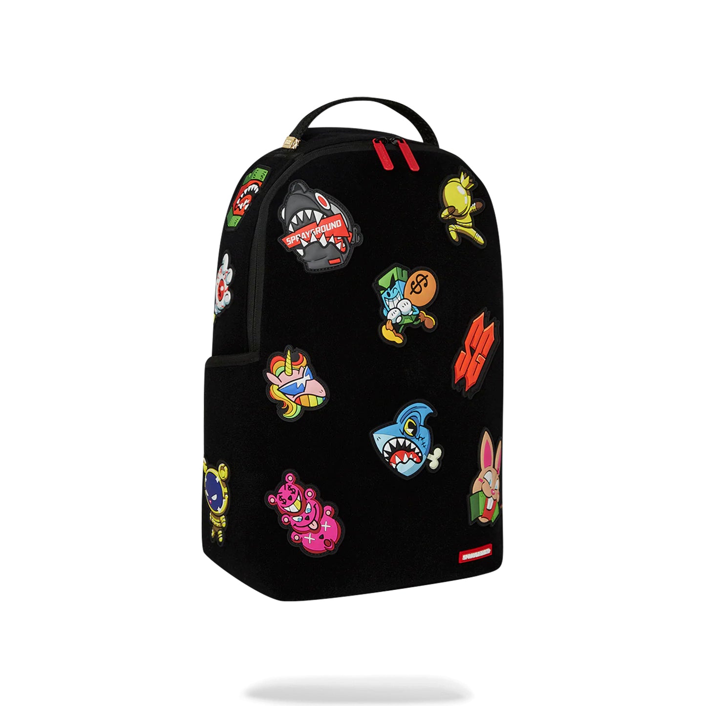 Mochila Urbano Unisex Sprayground Especial Dlxsv All Velcro Shark Gang