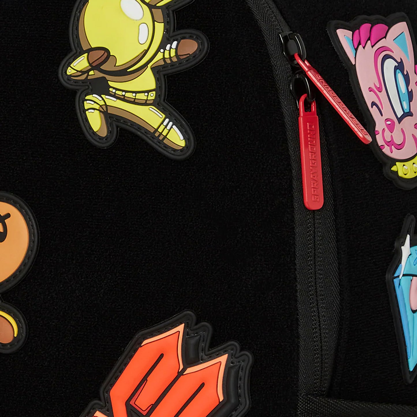 Mochila Urbano Unisex Sprayground Especial Dlxsv All Velcro Shark Gang