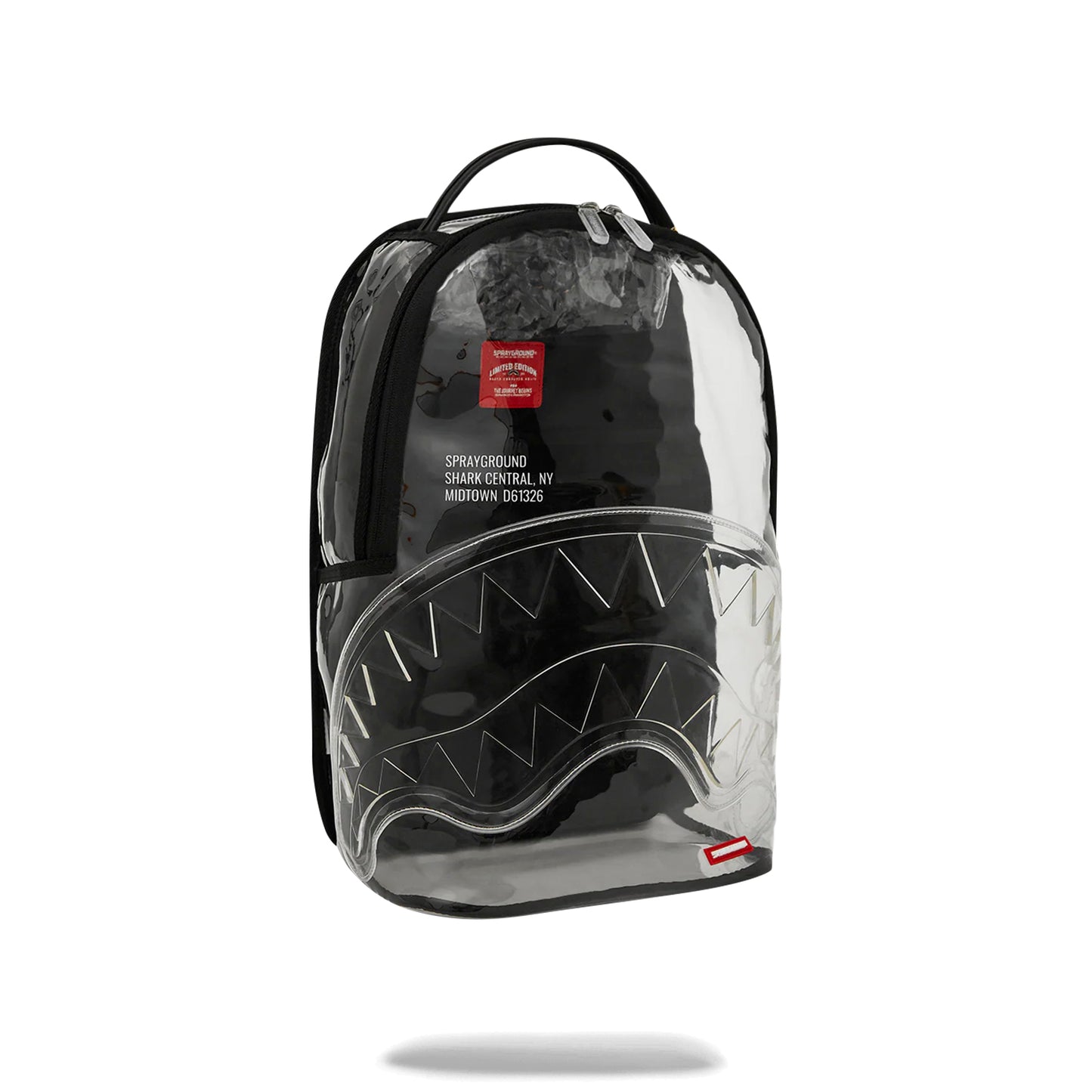 Mochila Urbano Unisex Sprayground Dlxsv Shark Central Partial Clear