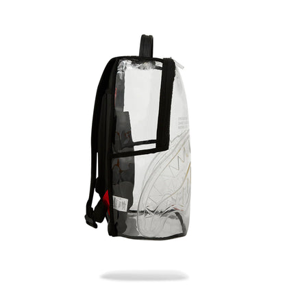 Mochila Urbano Unisex Sprayground Dlxsv Shark Central Partial Clear