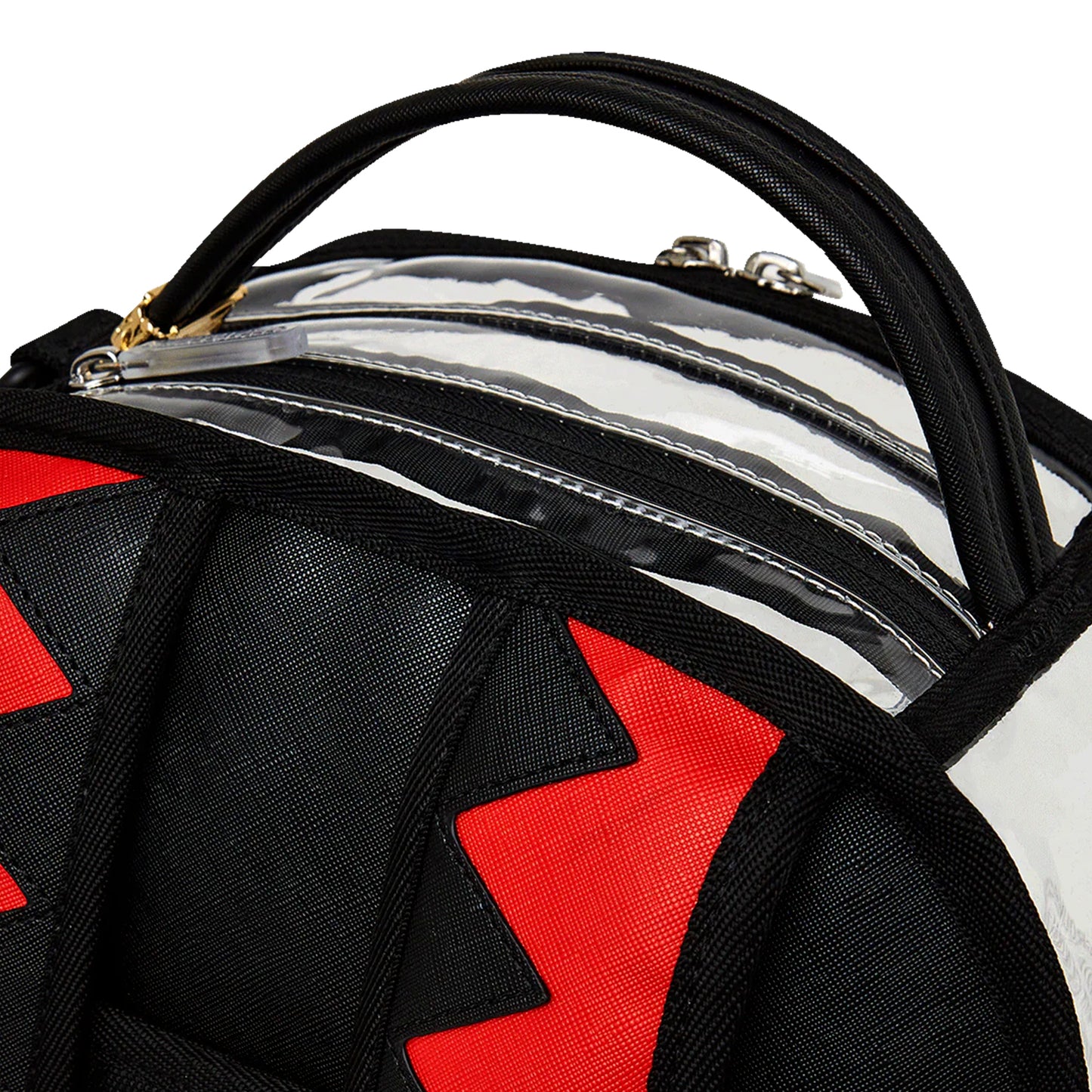 Mochila Urbano Unisex Sprayground Dlxsv Shark Central Partial Clear