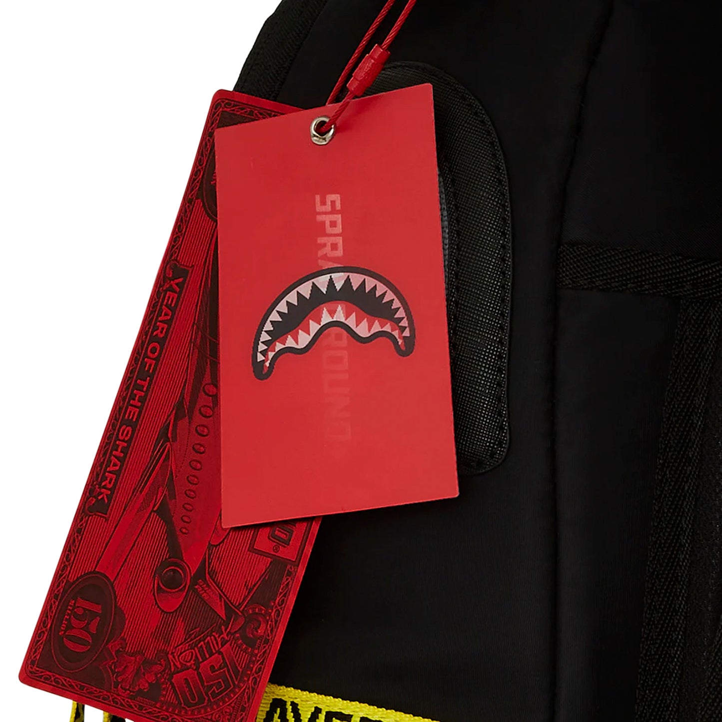 Mochila Urbano Unisex Sprayground Dlxsv Shark Central Yellow Tape