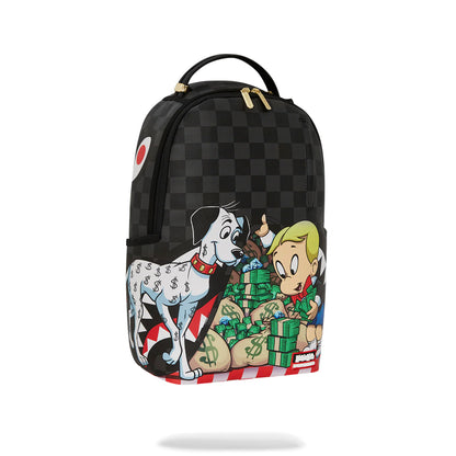 Mochila Urbano Unisex Sprayground Dlxsv Richie Rich And Dog Money Reveal
