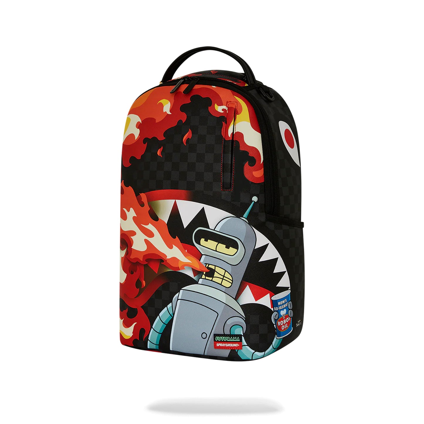 Mochila Urbano Unisex Sprayground Dlxsv Futurama Bender Fire Drama