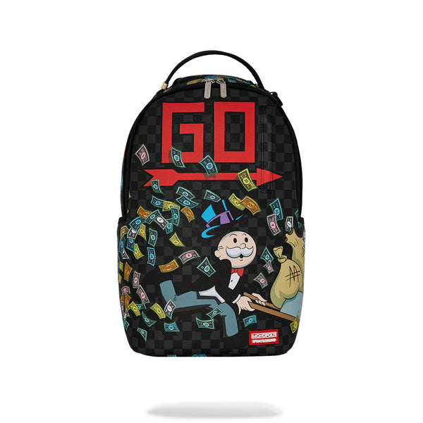 Mochila Urbano Unisex Sprayground Dlxsv Monopoly Wheel Barrel