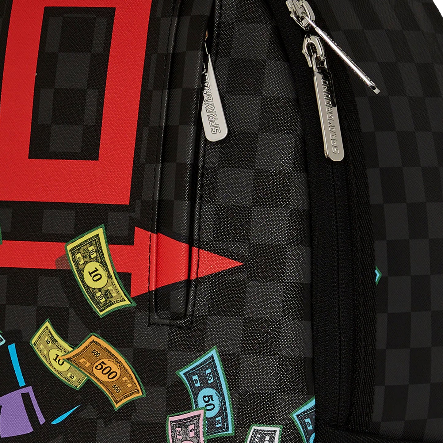 Mochila Urbano Unisex Sprayground Dlxsv Monopoly Wheel Barrel