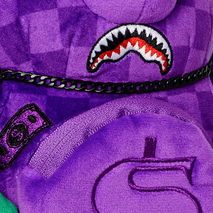 Mochila Urbano Unisex Sprayground Mochila De Oso Mini Purple Shark Sharks In Paris