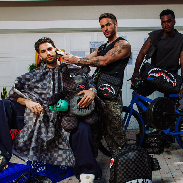 Bolso Urbano Unisex Sprayground Cruzado Dripping Sharks In Paris