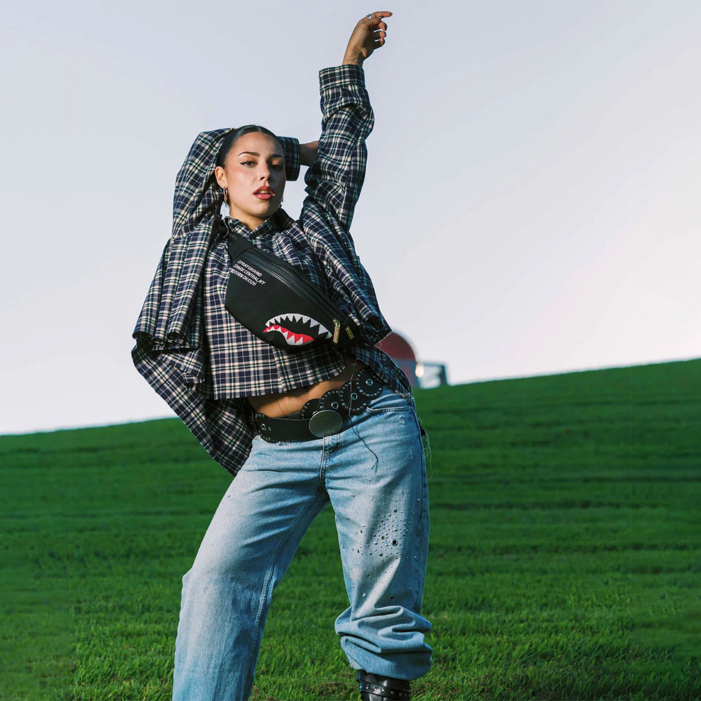 Canguro Urbano Unisex Sprayground Shark Central Knit