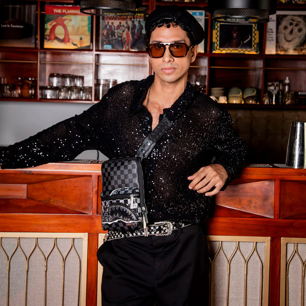 Bolso Urbano Unisex Sprayground Gold Diamond Tear