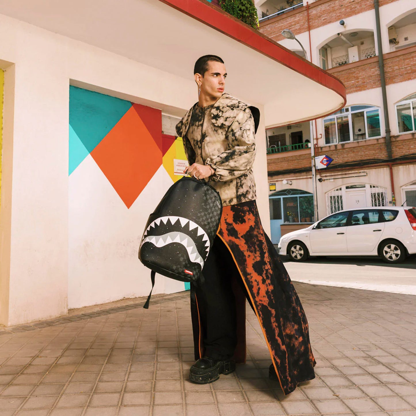 Mochila Urbano Unisex Sprayground Deep Space Drip