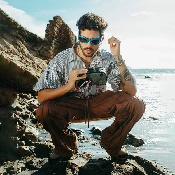 Cartera Urbano Unisex Sprayground Woodland Camo Check