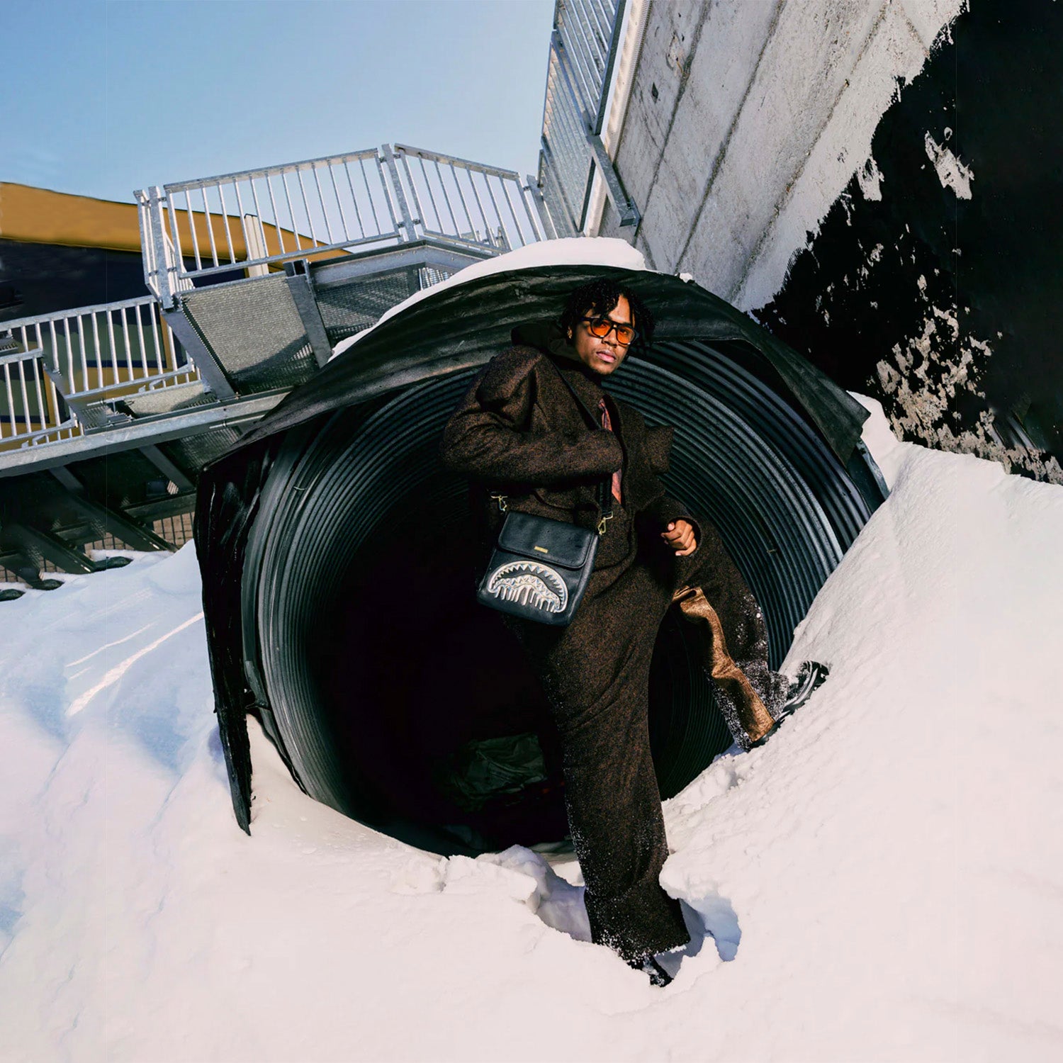 Bolso Urbano Unisex Sprayground Gold And Dangerous