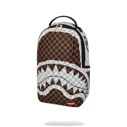 Mochila Urbano Unisex Sprayground Cream And Brown Tear Check