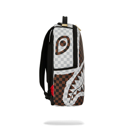 Mochila Urbano Unisex Sprayground Cream And Brown Tear Check