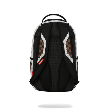 Mochila Urbano Unisex Sprayground Cream And Brown Tear Check