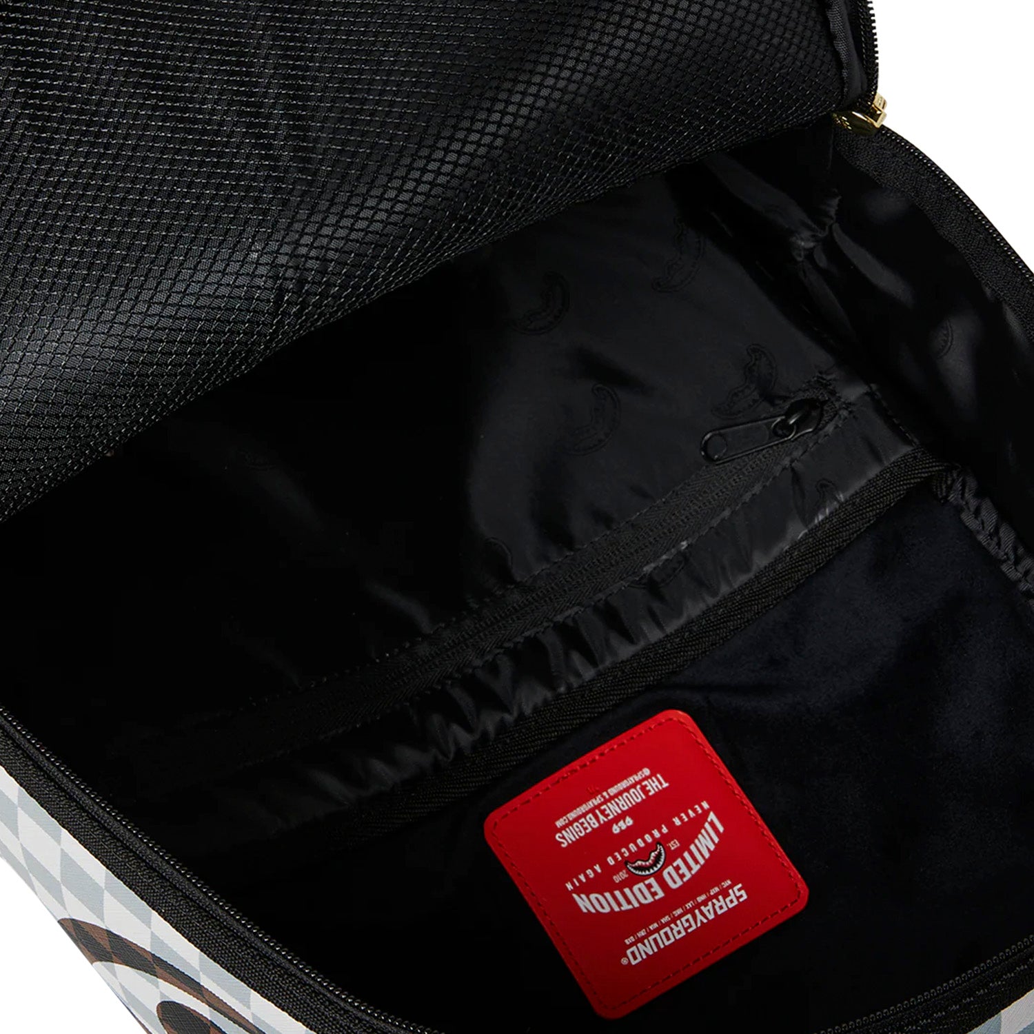 Mochila Urbano Unisex Sprayground Cream And Brown Tear Check