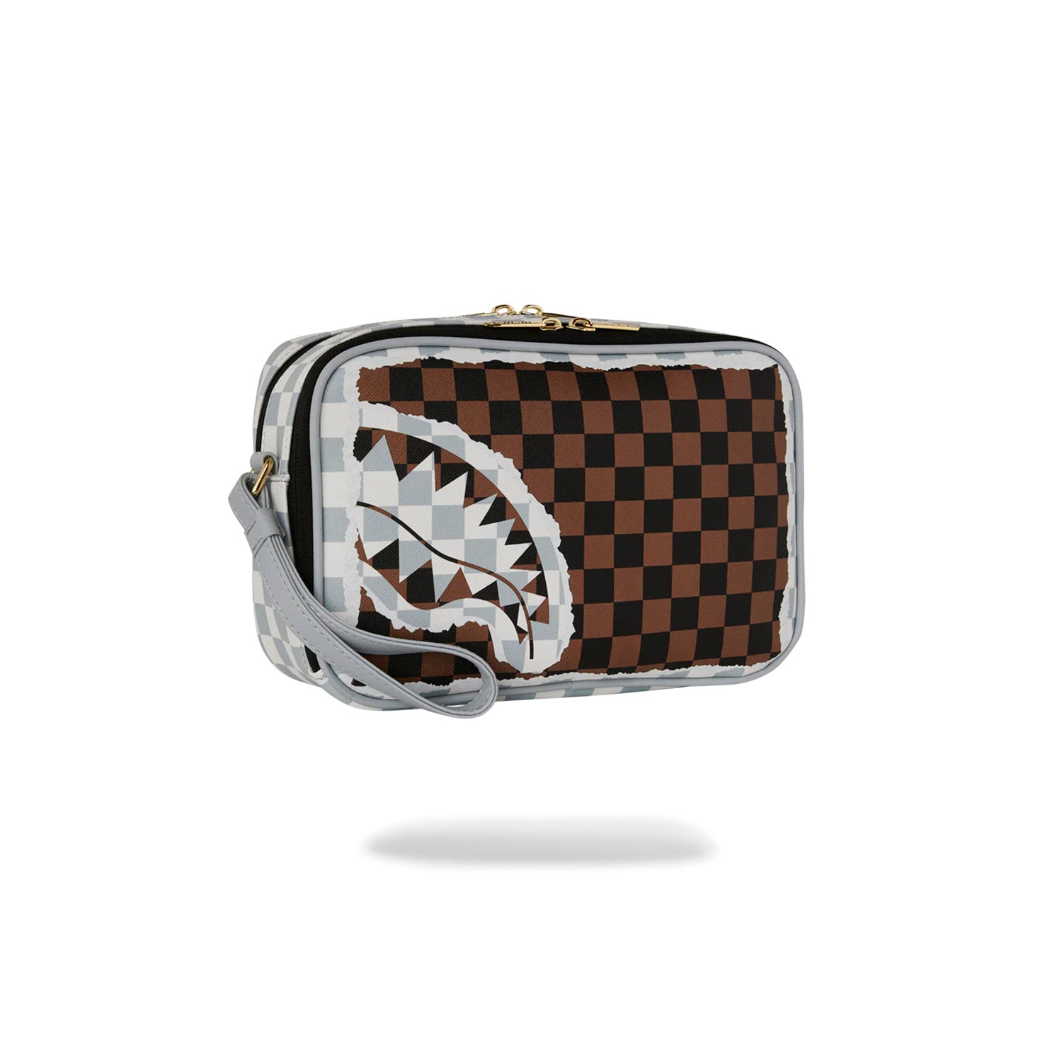 Neceser Urbano Unisex Sprayground Cream And Brown Tear Check