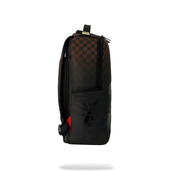 Mochila Sprayground Unisex Brown Check Ghost Drip Multicolor