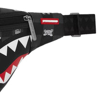 Canguro Sprayground Gray Peeking Character Check Negro