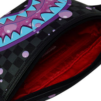 Canguro Sprayground Purple Slime Takeover Negro