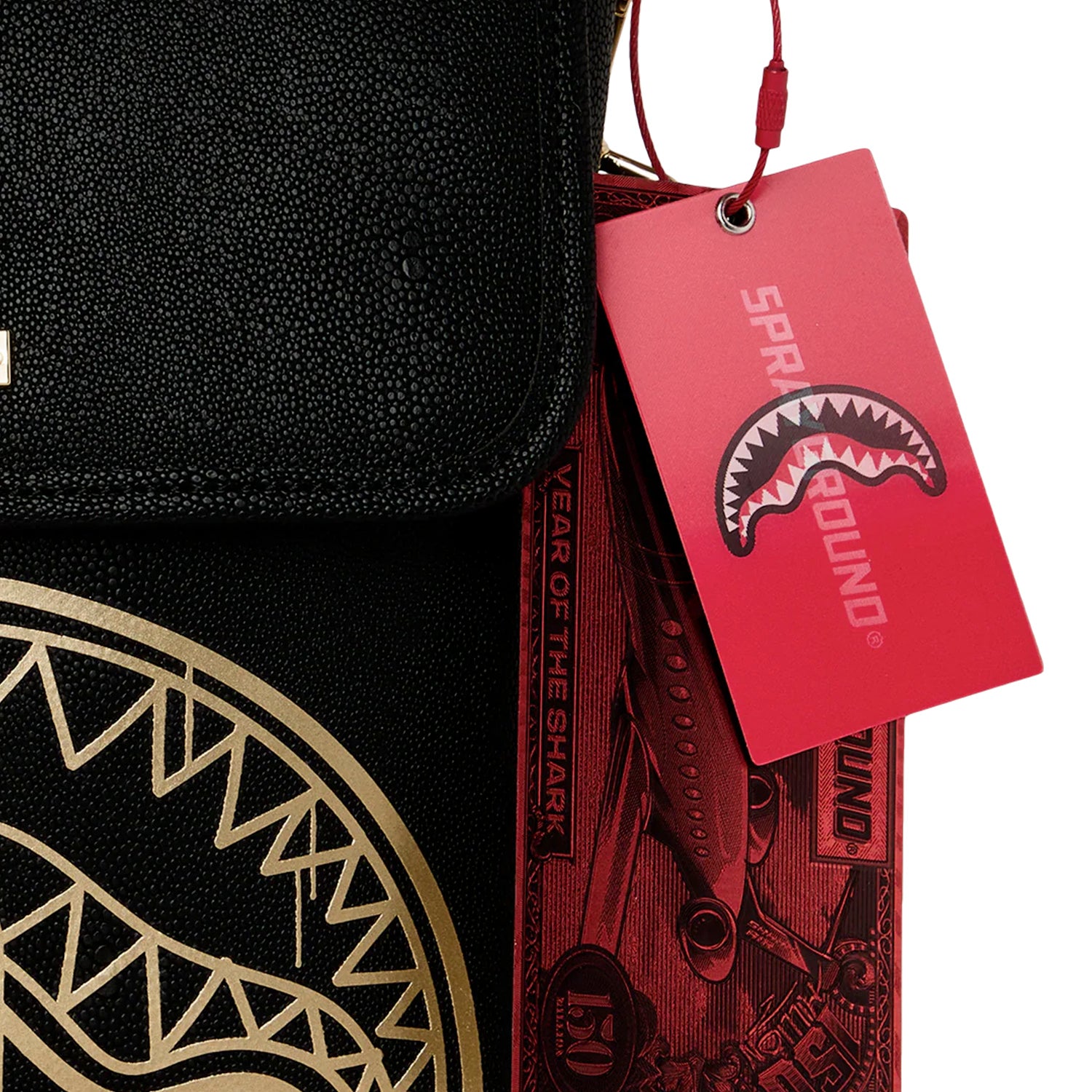 Bolso Urbano Unisex Sprayground Bolso Cruzado Ancho That Gold Drap