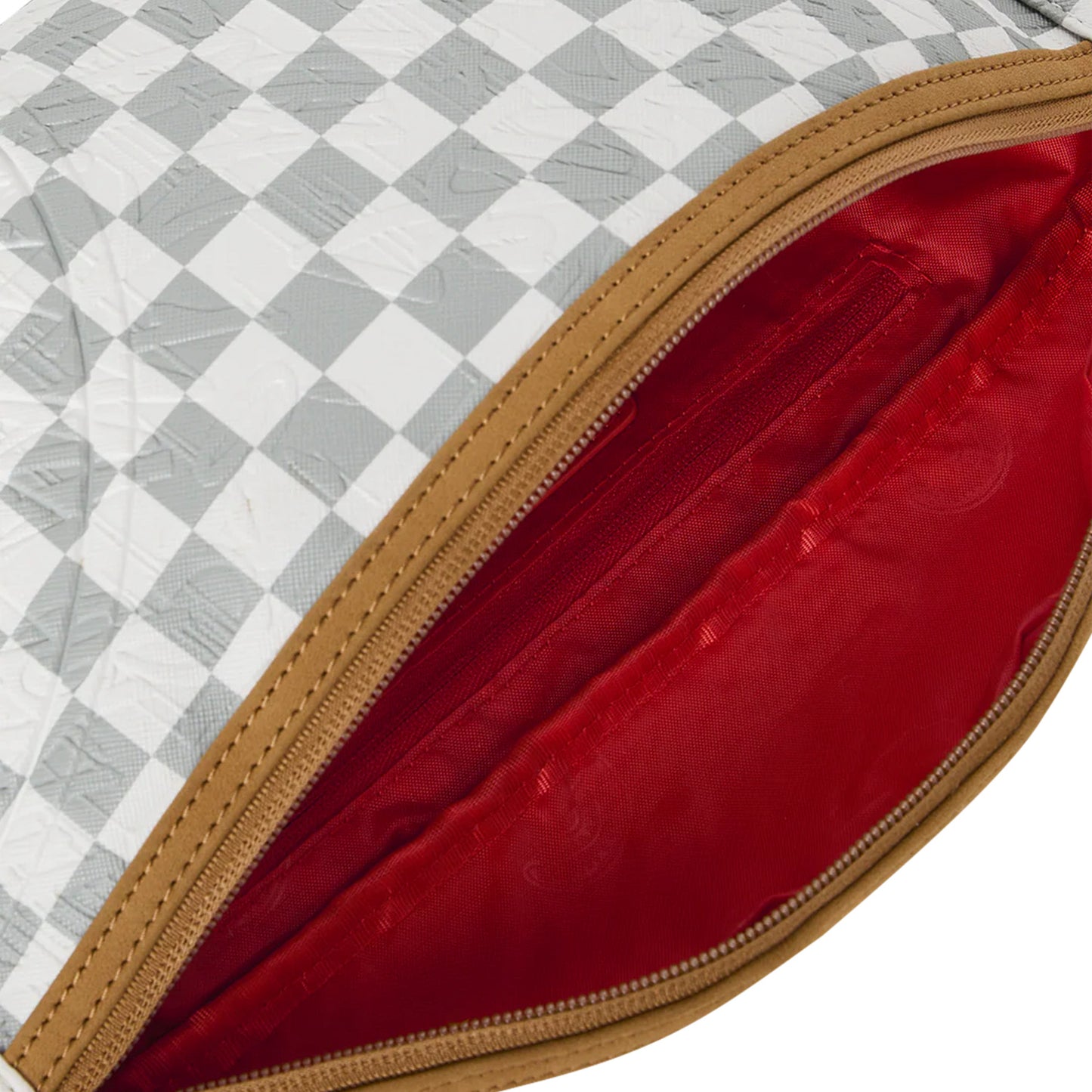 Canguro Urbano Unisex Sprayground Cangurera Graff Embossed Cream Check Savvy