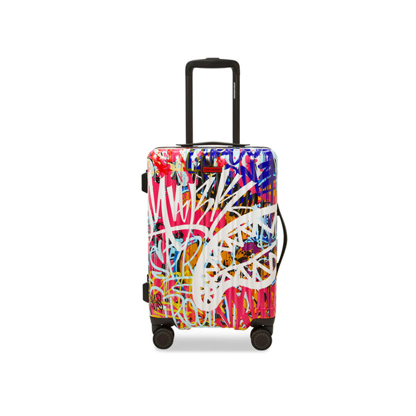 Maletin Urbano Unisex Sprayground Equipaje De Mano Lower East Side Shark Hardshell