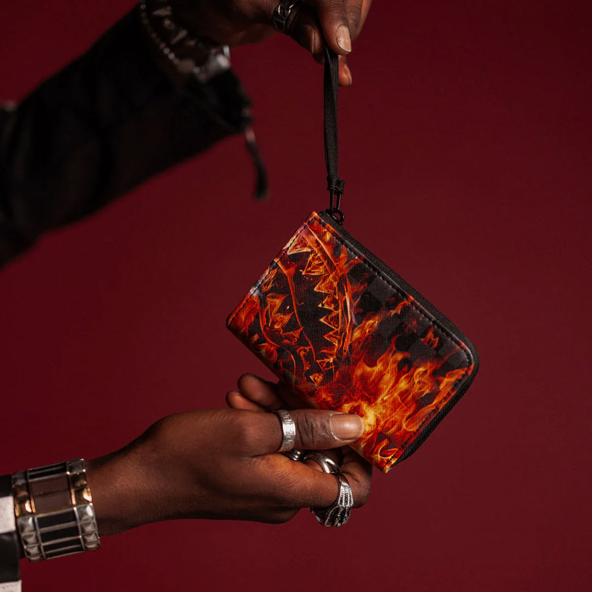Billetera Urbano Sprayground Billetera Fire & Ice Shark