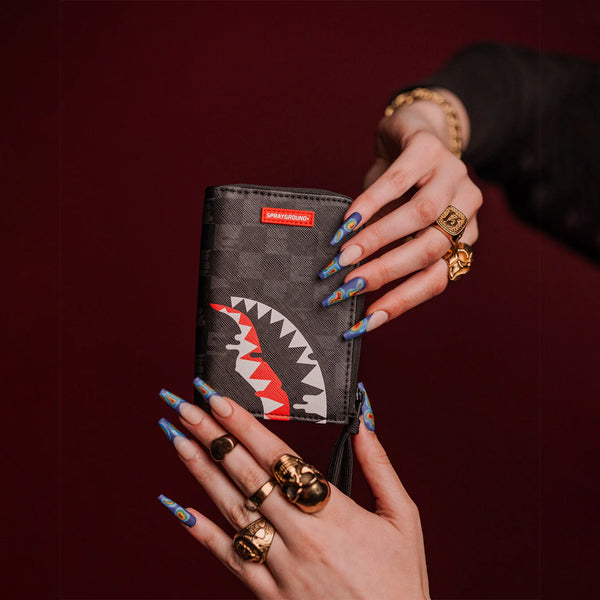 Billetera Urbano Unisex Sprayground Billetera Dripping Sharks In Paris