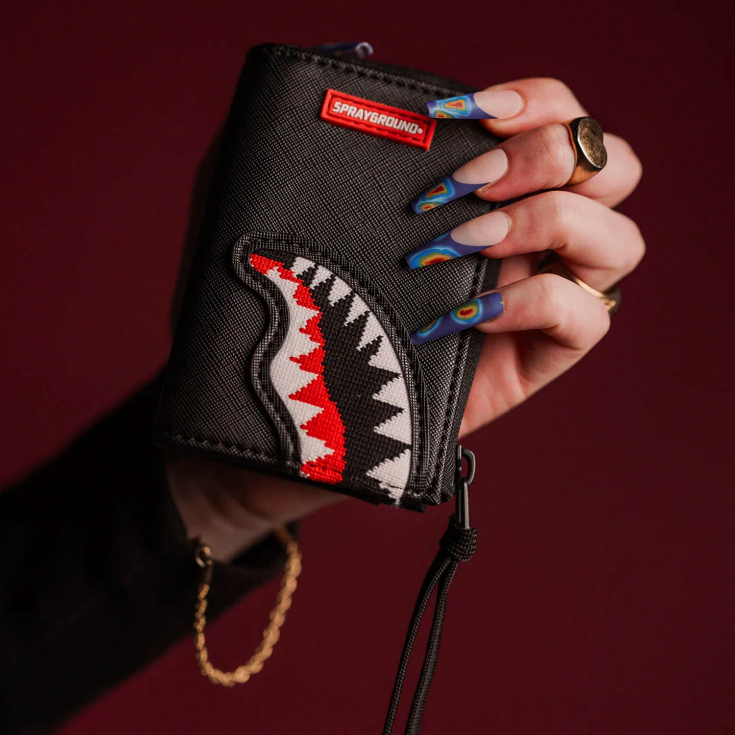 Billetera Urbano Unisex Sprayground Billetera Fly Knit Mouth