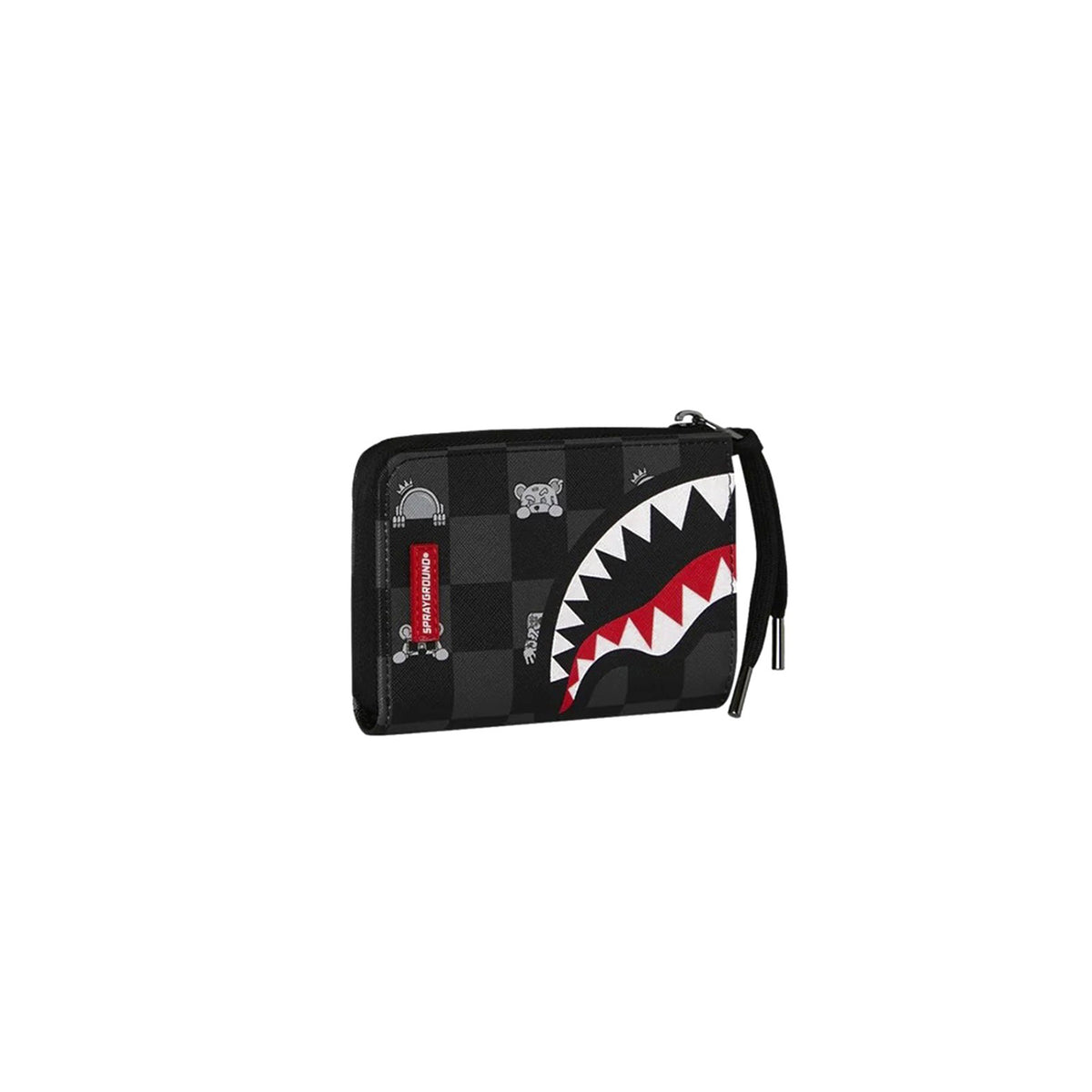 Billetera Urbano Unisex Sprayground Billetera Gray Peeking Character Check