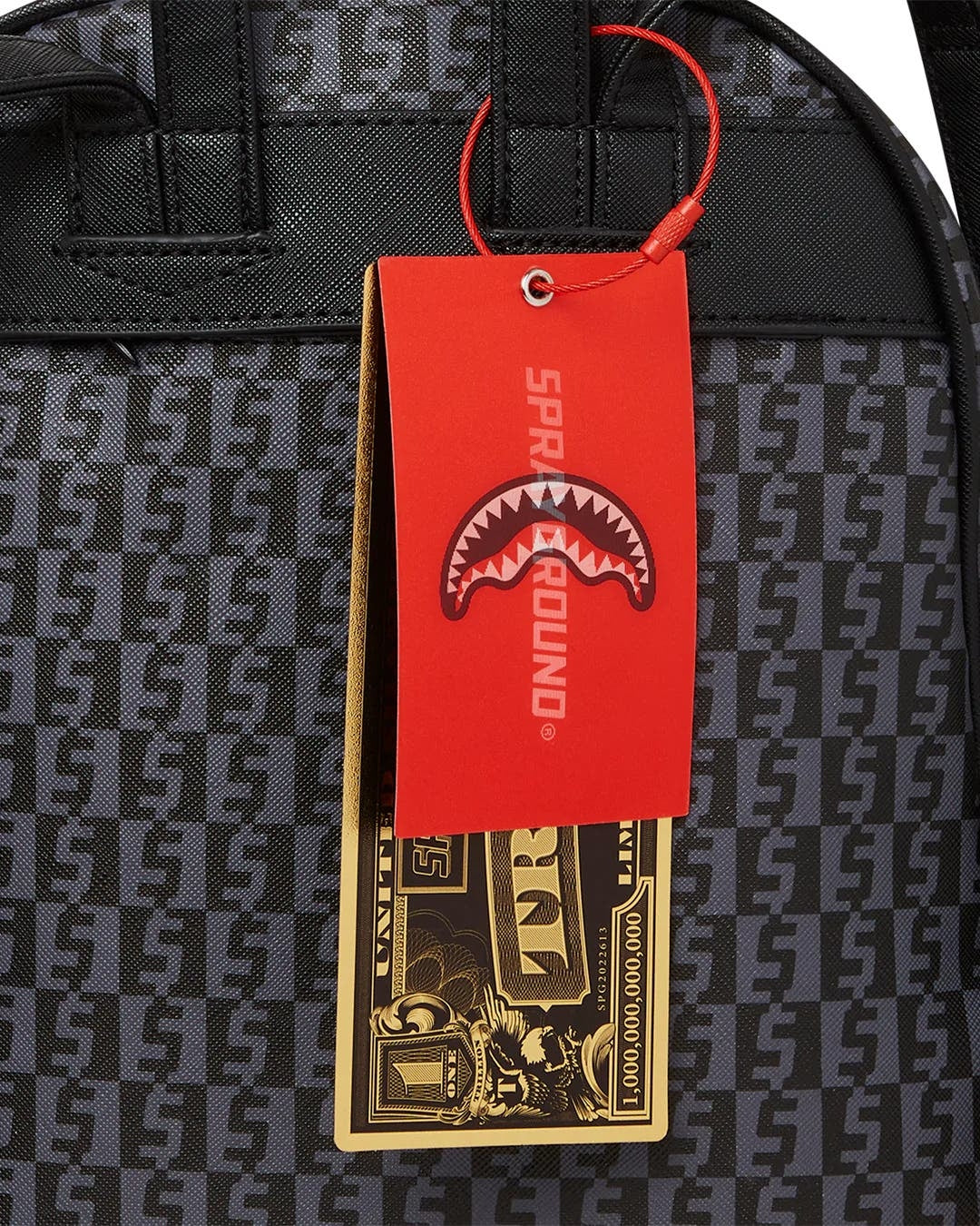 Mochila Urbano Mujer Sprayground Money Check Gris Savage