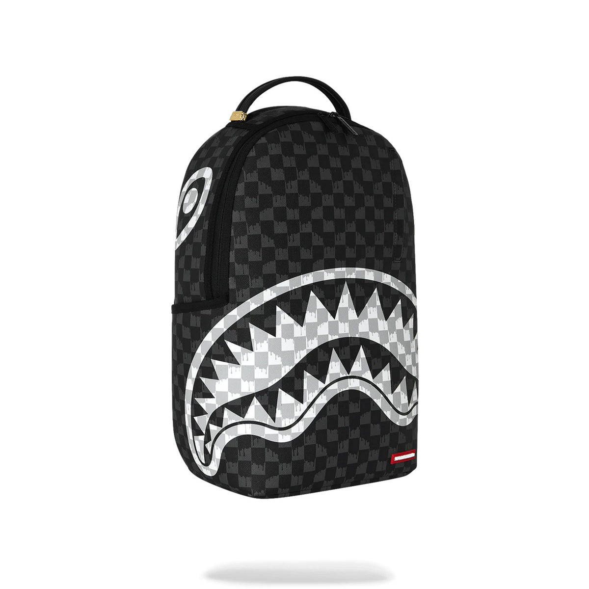 Mochila Urbano Unisex Sprayground Black And White Drip Check Shark