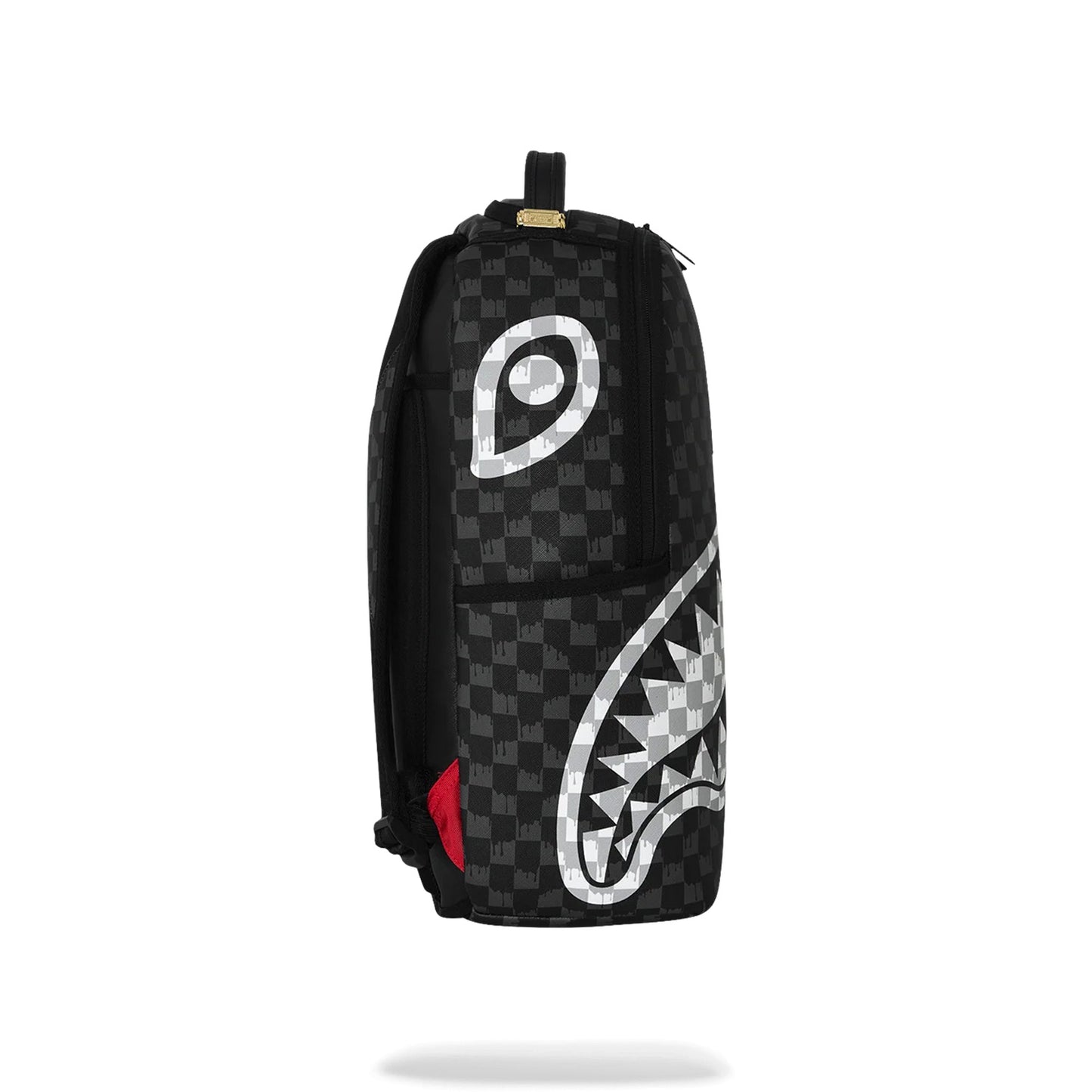 Mochila Urbano Unisex Sprayground Black And White Drip Check Shark